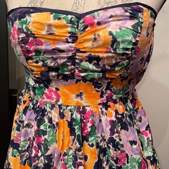 100% COTTON FLORAL SUNDRESS - Picture 2 of 9